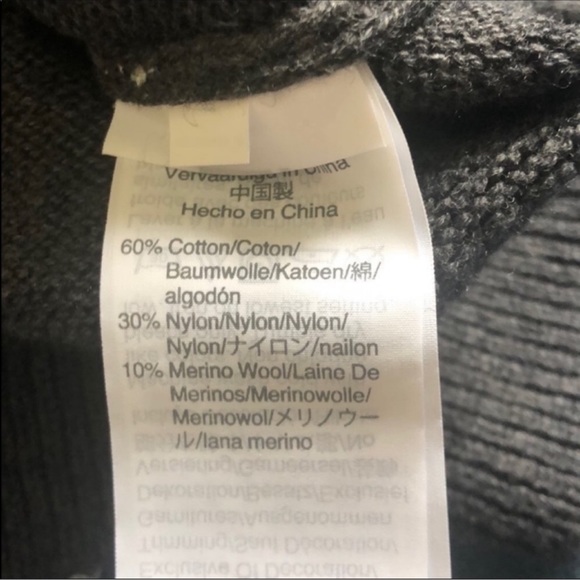 🆕 J. Crew Merino Wool Gray Bow Sleeve Sweater - Picture 3 of 6